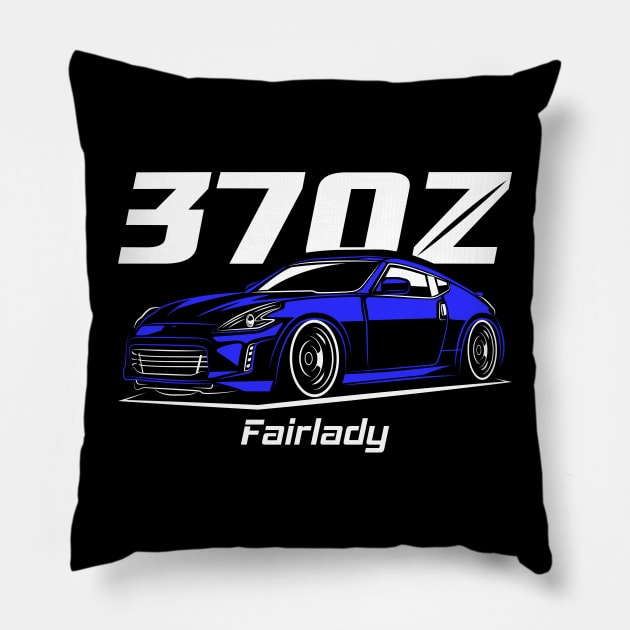 Racing Blue 370Z JDM Pillow by GoldenTuners