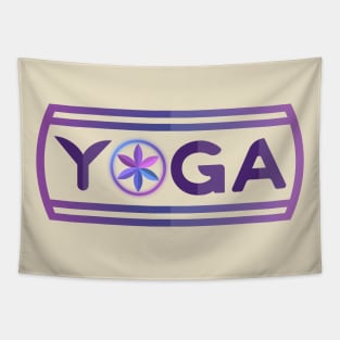 yoga yoga yoga Tapestry