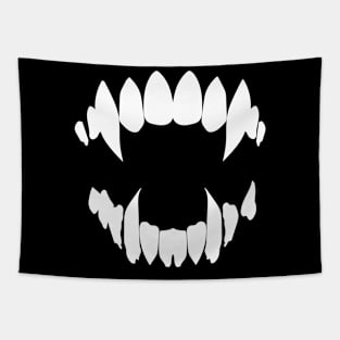 Vampire Fangs Tapestry