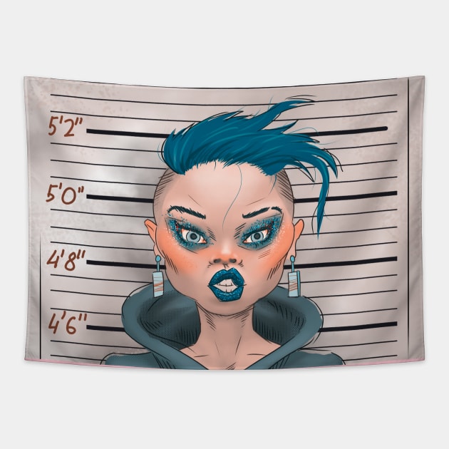 Bad girl Tapestry by russelb