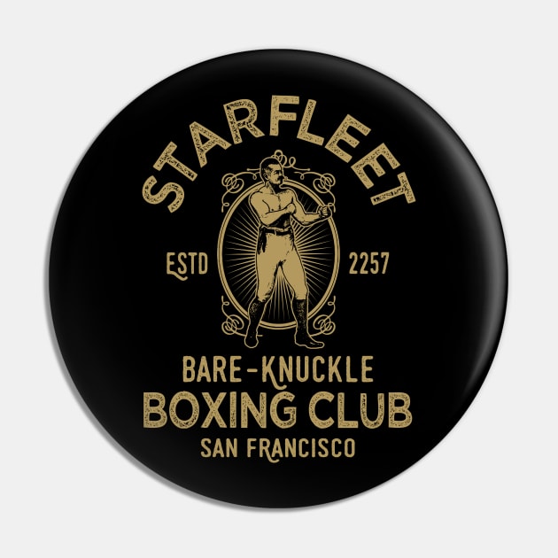 Star Trek Starfleet Bare-knuckle boxing Pin by ROBZILLA