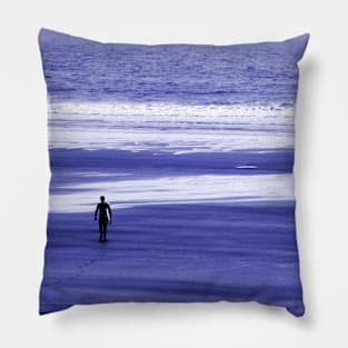 The Lone Surfer 2 Pillow