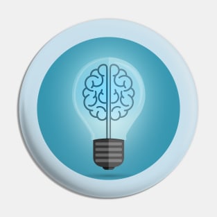 Bulb Brain Pin