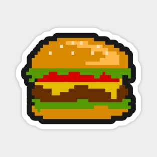 The Burger - Simpel Pixel Art Magnet