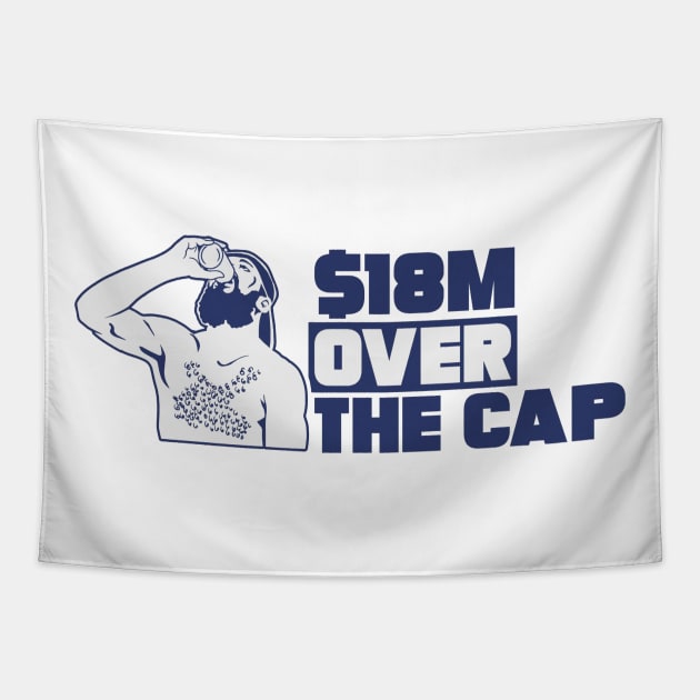 Tampa Bay Hockey 18M Over The Cap Tapestry by Bingeprints