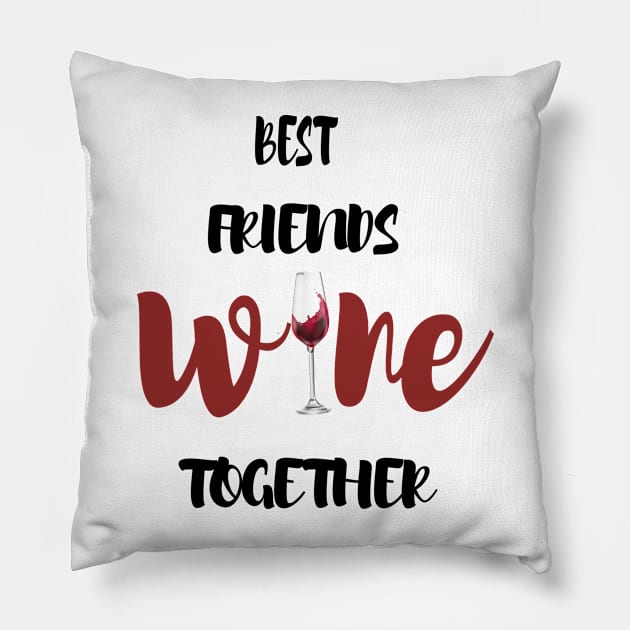 Wine Tasting - Wine Party - Wine Bachelorette Party - Wine Bridal Party - Bridesmaid - Napa - Girls Night Pillow by ELMAARIF