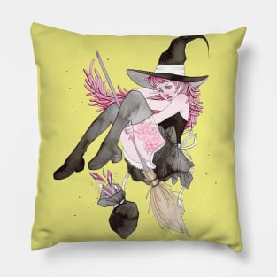 The witch with the gems Pillow