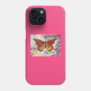 Monarch Butterfly in the Bushes Phone Case