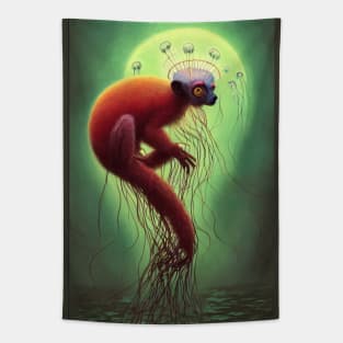 Lemur jellyfish Tapestry