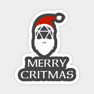 Merry Critmas Santa Magnet