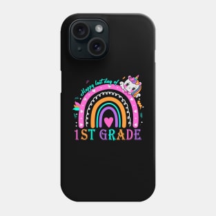 1st Grade Happy Last Day Of School Teacher Students Unicorn Phone Case