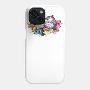 Watercolor Owls in Love Phone Case