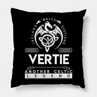 Vertie Name T Shirt - Another Celtic Legend Vertie Dragon Gift Item Pillow