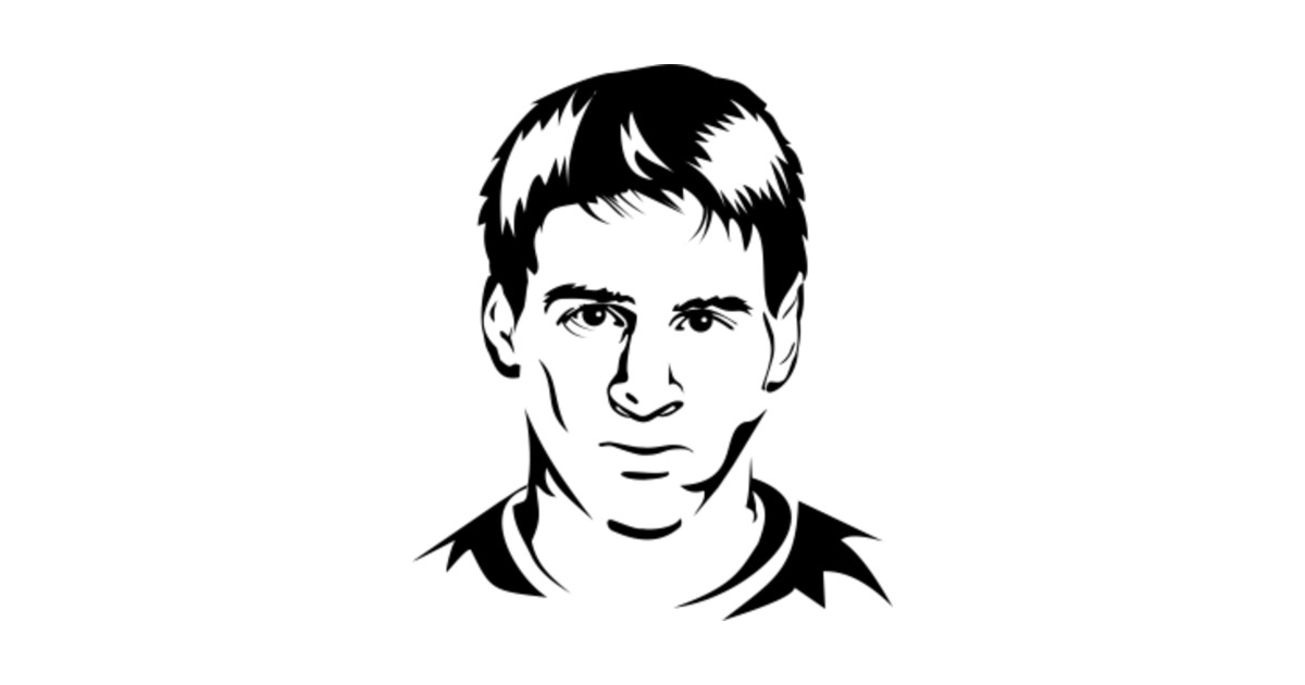 Line art messi - Messi - T-Shirt | TeePublic