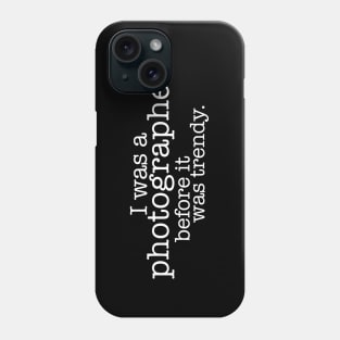 Funny Old Photographer Design Phone Case