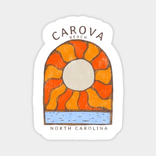 Carova, NC Summertime Vacationing Burning Sun Magnet