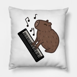 Keyboard Capybara Pillow