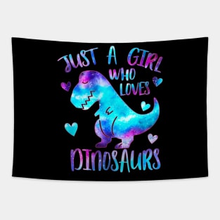 Just a girl who loves dinosaurs Tapestry