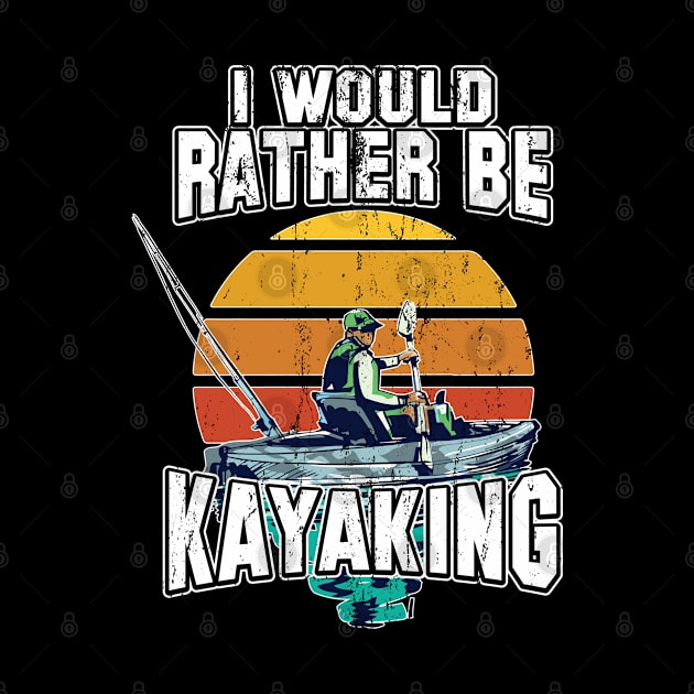 Kayaking Tshirt For Men Kayak Good Paddling by PomegranatePower