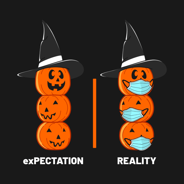 Halloween Pumpkins Witch Expectation Reality by ThyShirtProject - Affiliate