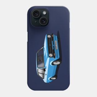 Ford Escort Mk 2 in olympic blue Phone Case
