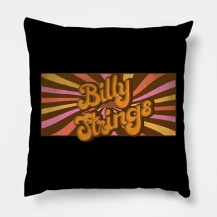 Groovy and Retro Billy Strings Pillow