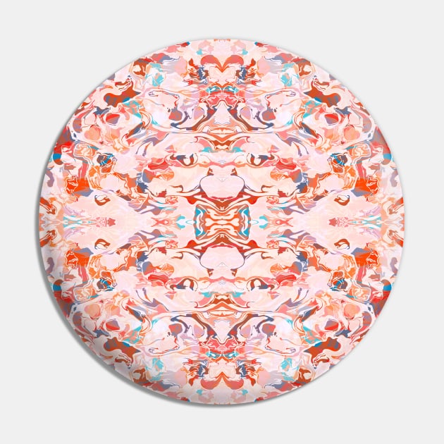 Boho Marble Abstraction Pin by matise