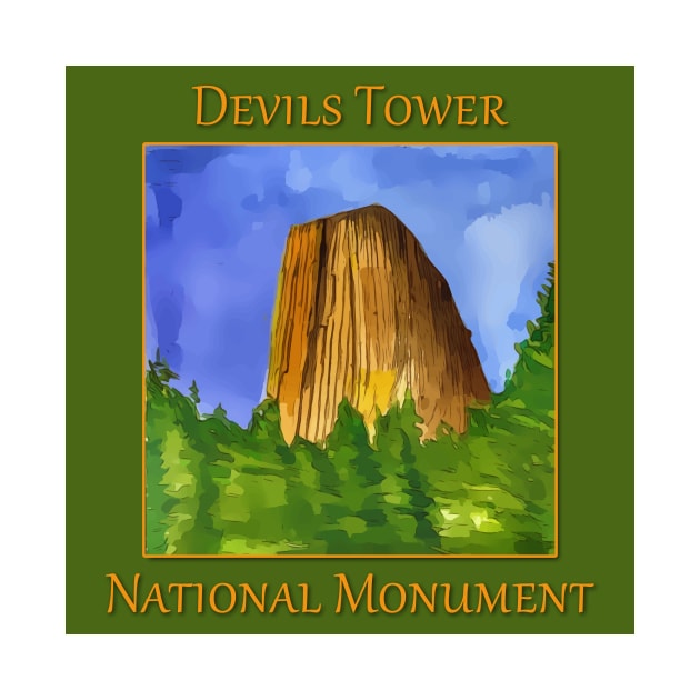 Devils Tower National Monument by WelshDesigns