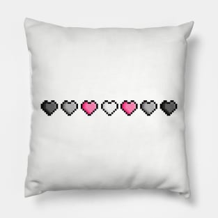 Pride Pixel Hearts Pillow