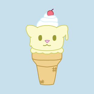 Ice cream cat vanilla T-Shirt