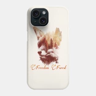 Freedom Forest Fox Phone Case