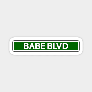 Babe Blvd Street Sign Magnet