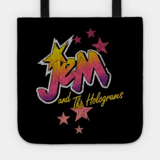 Vintage Jem and the holograms Logo Tote