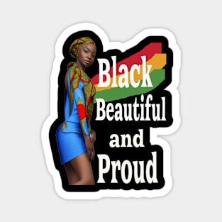 Black Proud Beauty Magnet