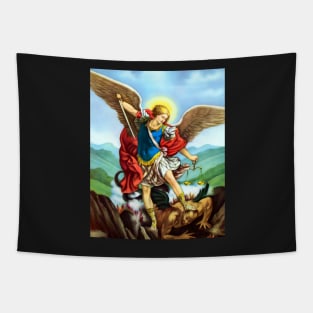 St Michael the Archangel Angel Catholic Saint Tapestry