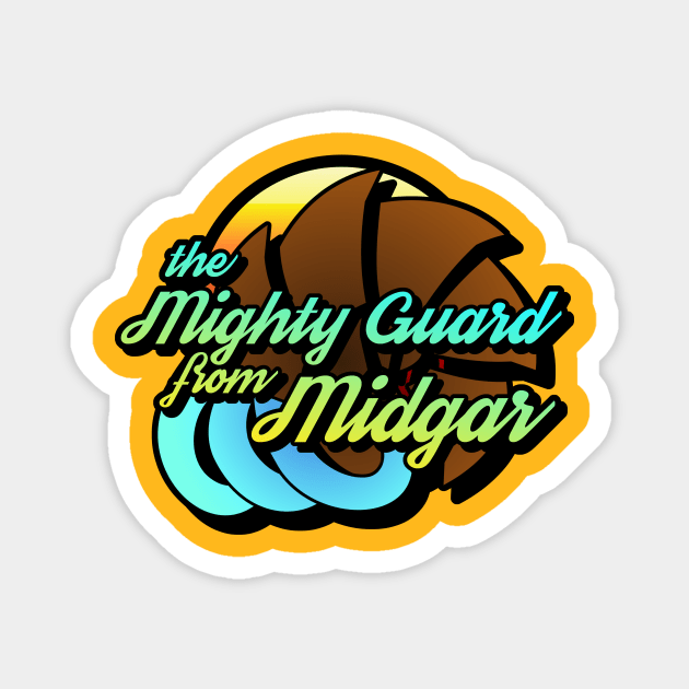 The Mighty Guard From Midgar Magnet by talenlee