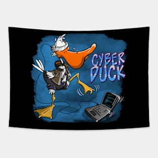 Cyber Duck Tapestry