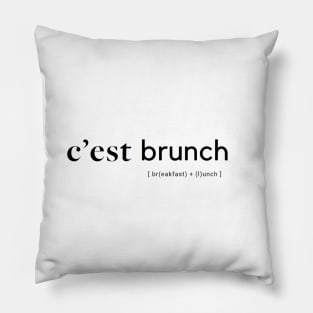 C'est brunch Pillow