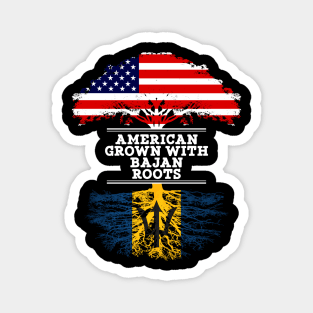 American Grown With Bajan Roots - Gift for Bajan From Barbados Magnet