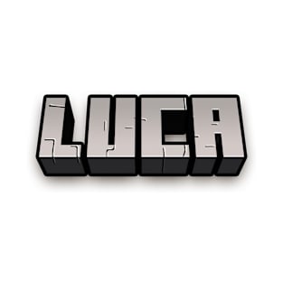 Luca - Custom Minecraft Nametag T-Shirt