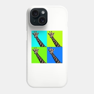 Giraffe long neck. Cute Giraffe Pop Art. pop art giraffe - magical animals Phone Case