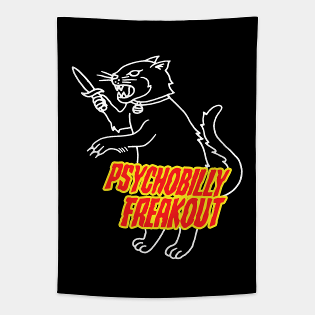 This Psychobilly Freakout Tapestry by fuzzdevil