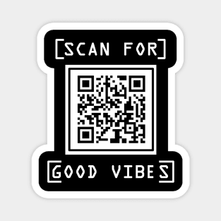 Good Vibes QR Code Magnet