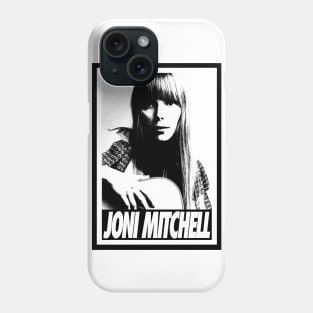 Joni Mitchell - Portrait retro Phone Case