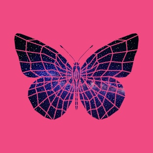 geometric cosmic butterfly T-Shirt