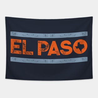 Retro El Paso, Texas // Vintage Hometown Texas El Paso Texan Pride Tapestry