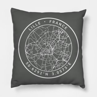 Lille Map Pillow