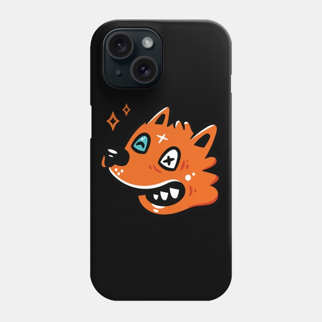 Cute Dog Face, Red Dog Phone Case by Makushkin28