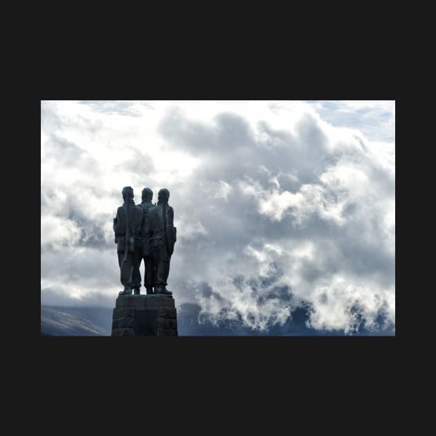 Looking towards the mountains - Commando Memorial, Spean Bridge by richflintphoto