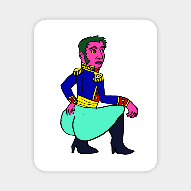 Simon Bolivar Magnet by Majenye